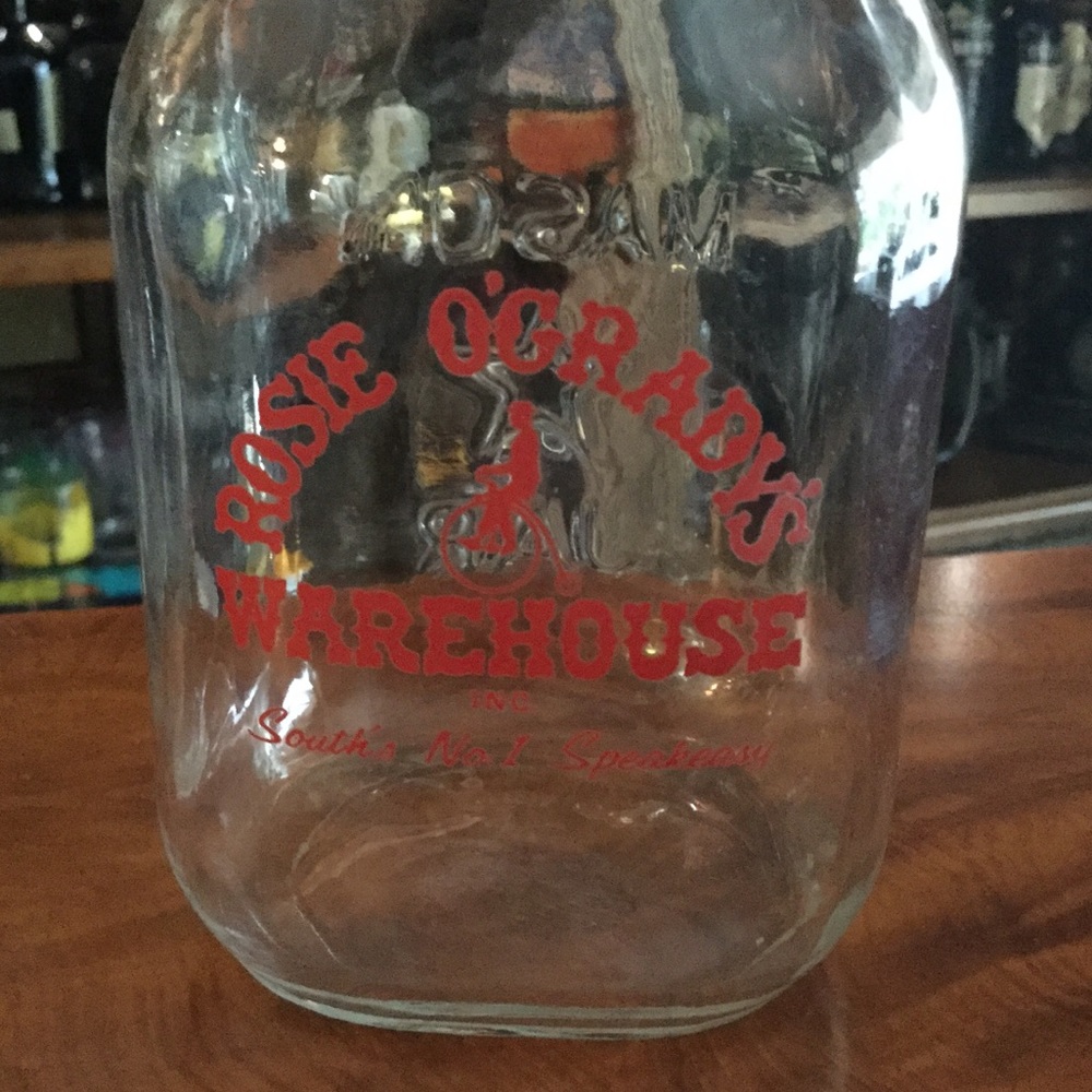 Rosie O’Grady’s Warehouse Mason Jar